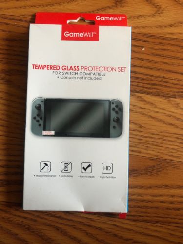Tempered Glass Protection Set For Wii Switch