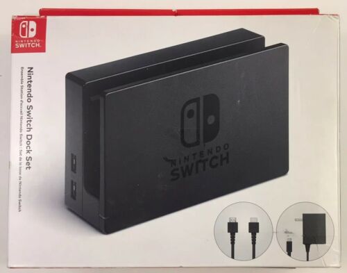 Brand New Nintendo Switch Dock Set w/ HDMI/USB-C Cables in Original Packaging