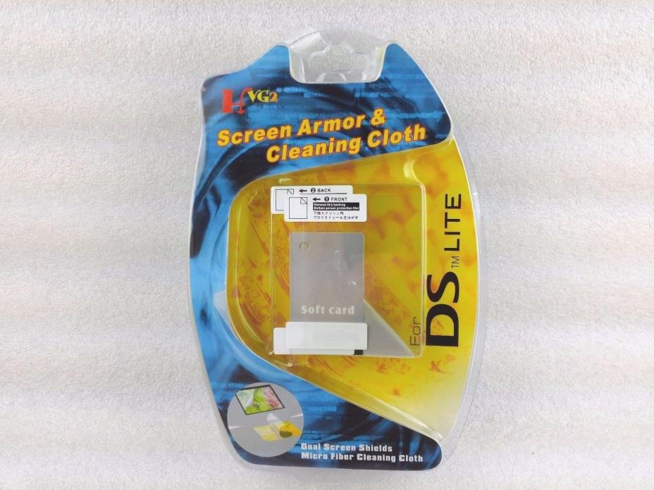 Nintendo DS LITE Screen Armor Cleaning Cloth Screen Cover  NEW