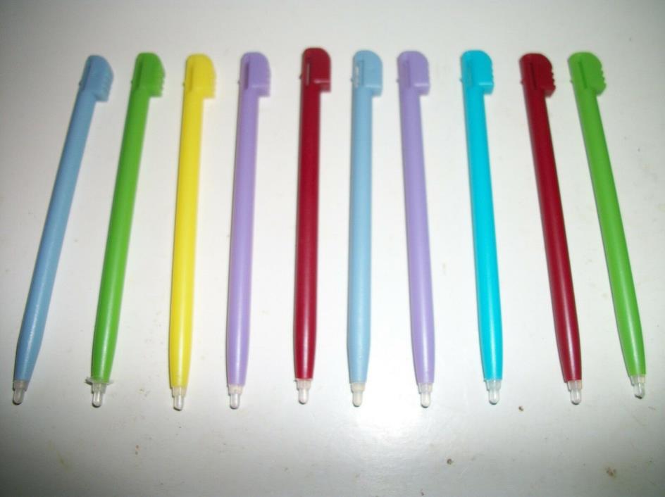 10 x Styluses for Nintendo DS All Models Vibrant colors for every mood.USA!!!