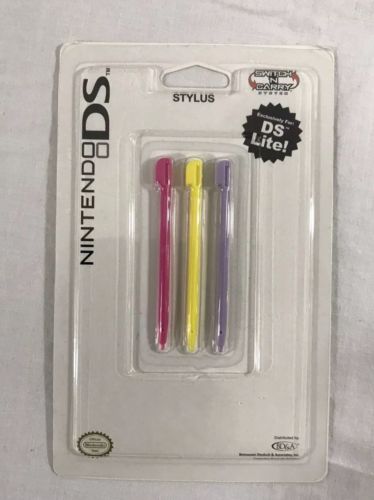 NEW Set Of 3 Nintendo DS Lite Stylus Official OEM