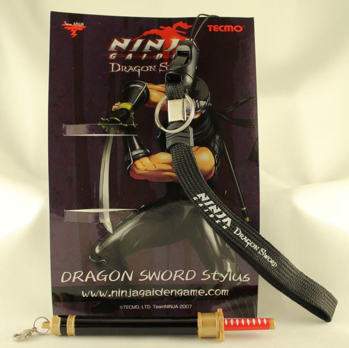 Tecmo Ninja Gaiden Dragon Sword Stylus Nintendo DS/3DS Pre-Order Bonus RARE HTF