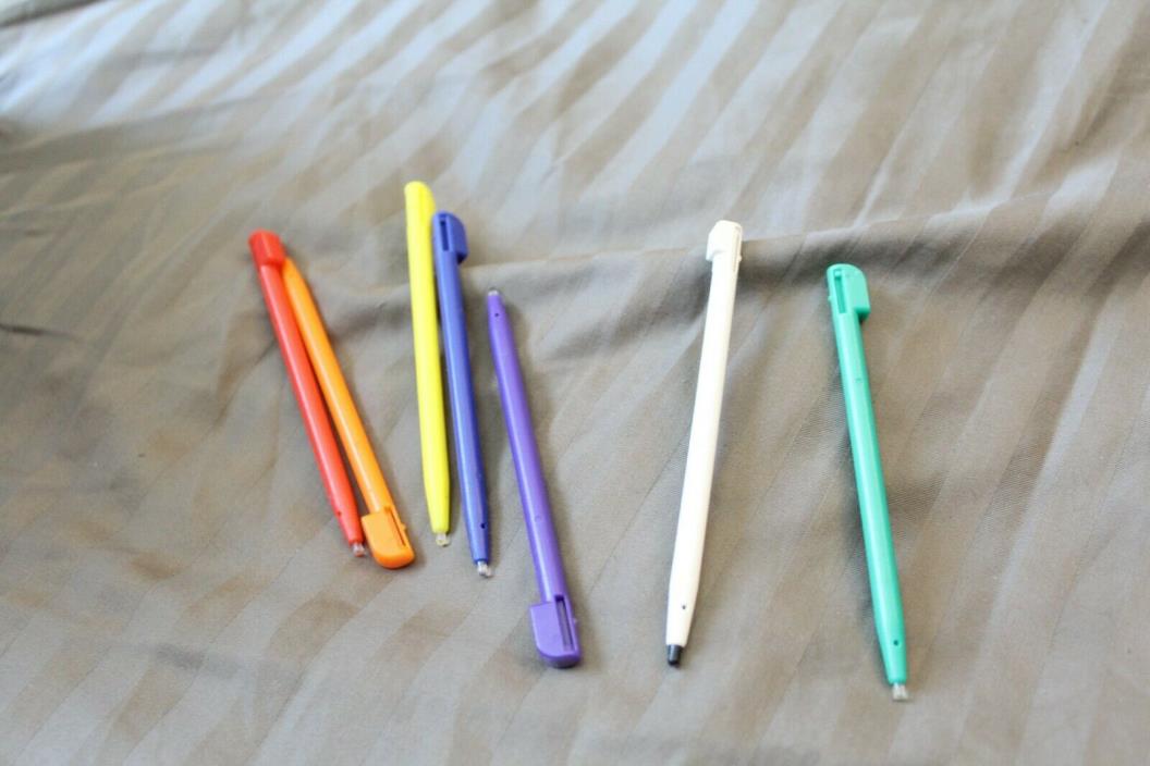 Lot of 6 Nintendo ds lite pen stylus choose Colors