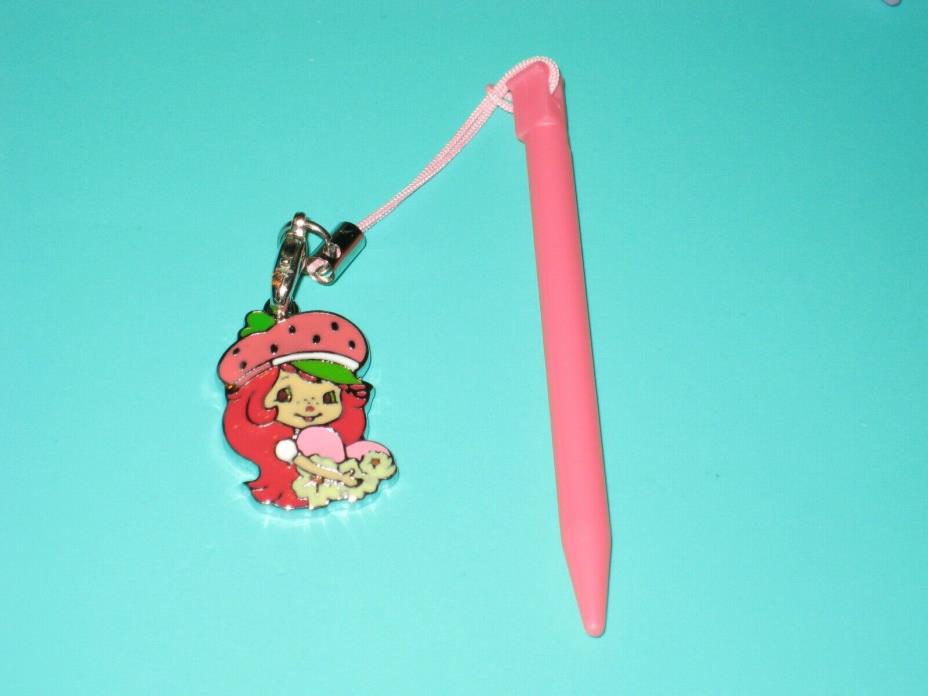 (Pink) Nintendo 3DS Stylus With Strawberry Shortcake Charm Attached