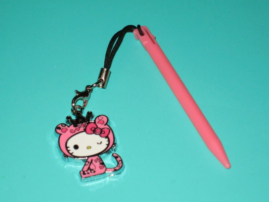 (Pink) Nintendo 3DS Stylus With Cat Princess Charm Attached