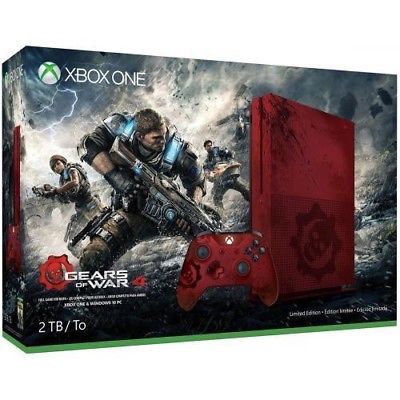 Xbox One S 2TB Limited Edition Gears of War 4 Bundle  -  Limited Edition Xbox On