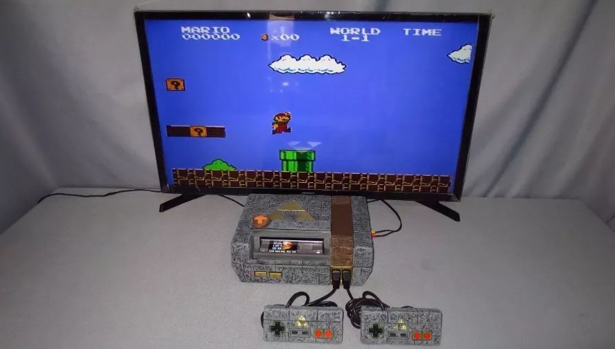 Nintendo NES Console PERSONALIZED WITH THE THEME OF THE LEGEND OF ZELDA