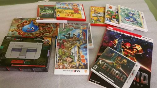 Nintendo 3DS XL Super NES Edition & Games Brand New + RPG LOT
