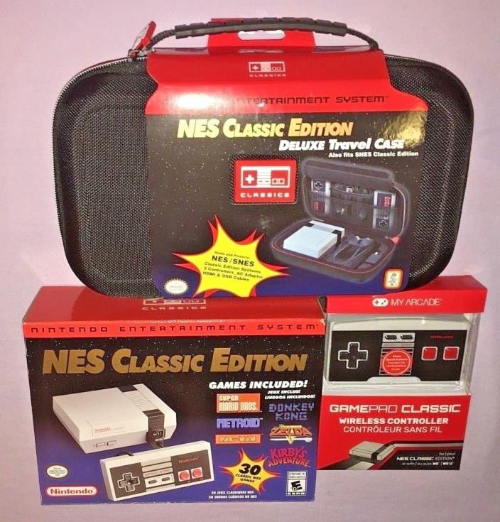 Nintendo Entertainment System: NES Classic Edition + Wireless Controller & Case