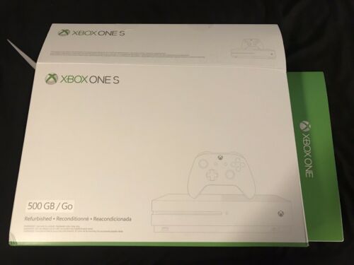 Microsoft Xbox One S 500GB White Console W/ Games