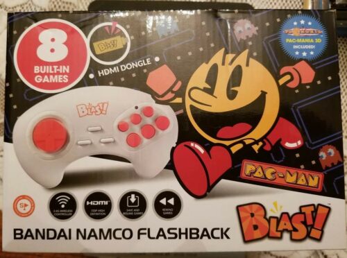 AtGames Blast Bandai Namco Flashback 8 Built-in Games, Pac-Man, Galaga, Dig Dug