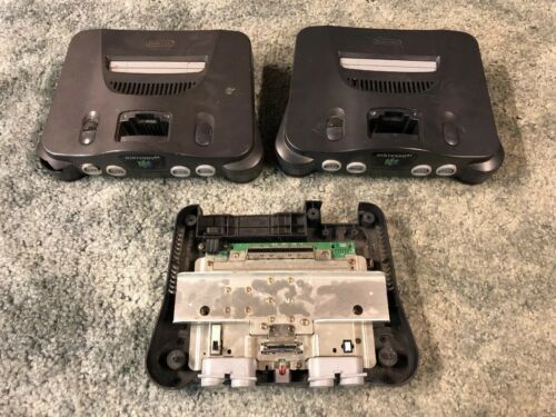 Lot of 3 Nintendo 64 N64 Console for Parts or Repair AS-IS