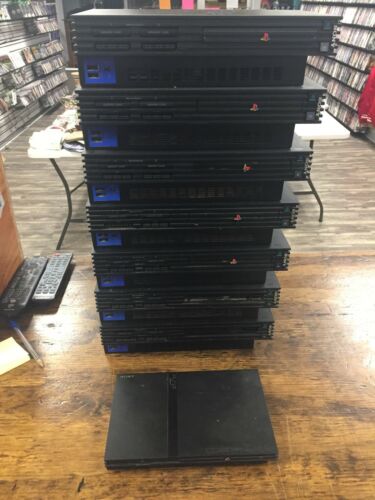 Lot Of 8 Sony Playstation 2 Consoles Only - Untested - As Is For Repair/Parts