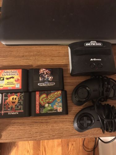 Sega Genesis With 4 Games