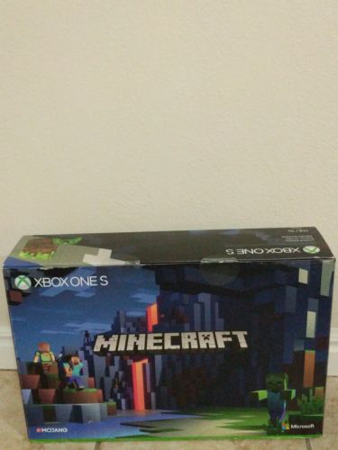Microsoft Xbox One S 1TB Minecraft Limited Edition Console- NEW, SEALED