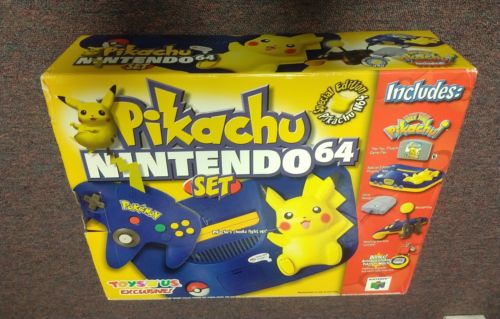 Toys R Us Nintendo 64 Pikachu Pokemon Console... Brand New & Sealed