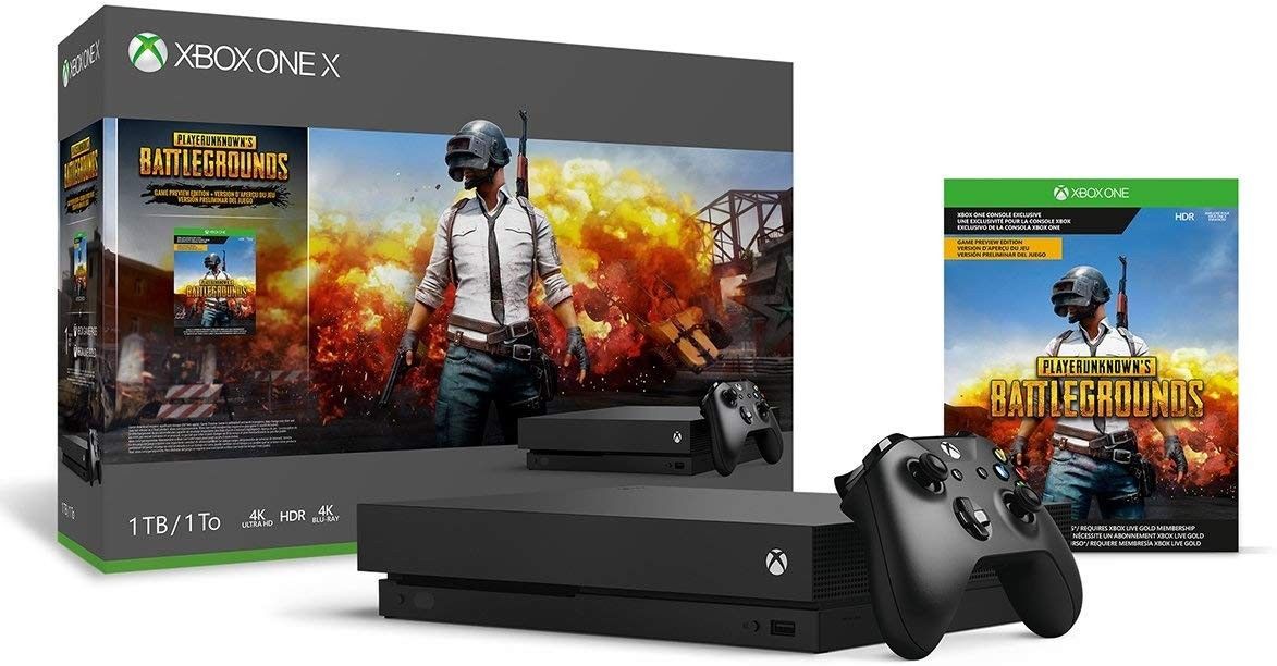 Xbox One X 1TB Console PUBG Bundle – PLAYERUNKNOWN’S BATTLEGROUNDS Bundle - NEW