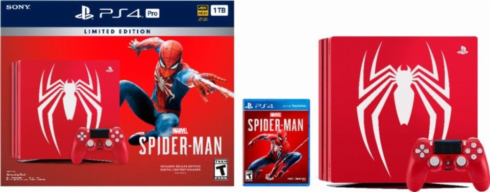 PlayStation 4 Pro 1TB Marvel’s Spider-Man Limited Edition Console Bundle