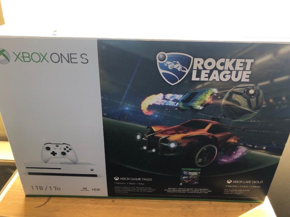 Xbox One S 1TB Console Rocket League Blast-Off Bundle