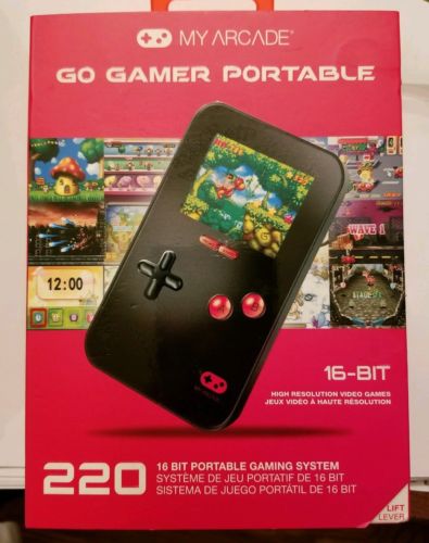 My Arcade Portable Handheld Game System 220 Retro 16-bit gaming system DGUN2864