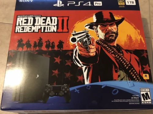 Brand New Sealed 1TB PS4 Pro / Red Dead Redemption II Console Bundle 2