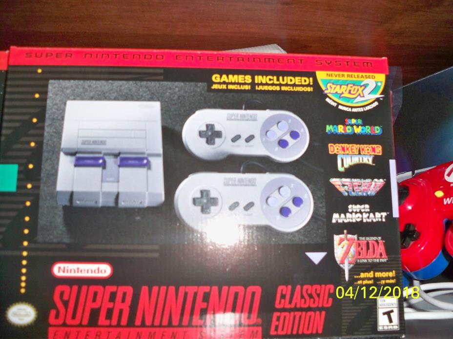 Classic Nintendo SNES New in BOX only 1 controller