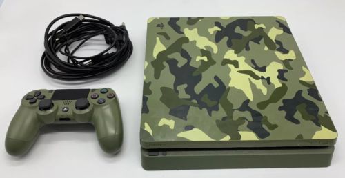 Sony CUH2115B PlayStation 4 Slim 1TB Camo Game Console System