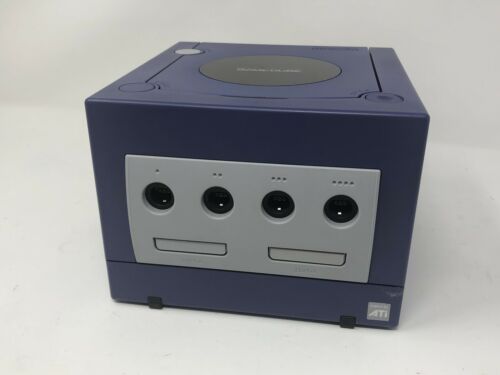 Nintendo GameCube Indigo Purple Console Only - Working Condition
