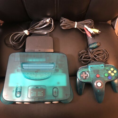 Nintendo 64 Ice Blue Console