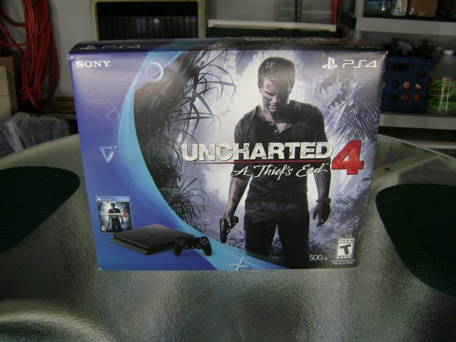 PLAYSTATION 4 SLIM 500GB MODEL CUH-2015A BUNDLE UNCHARTED