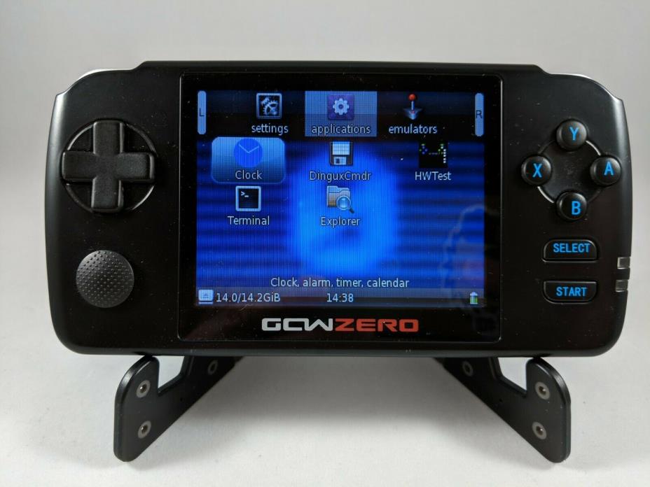 GCW-ZERO - Open Source Gaming Retro Hand Held Console System BLACK