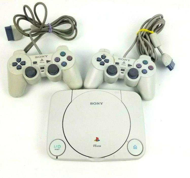 Sony PlayStation PSOne (SCPH-101)  controllers no power or av cable.
