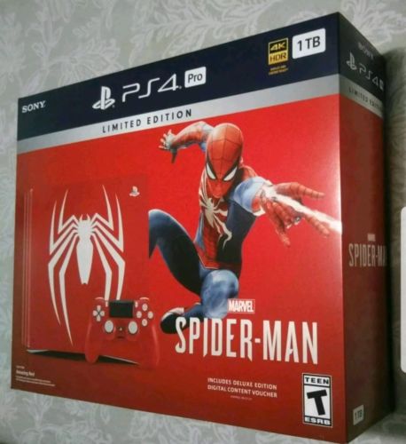 Marvel's Spider Man Playstation 4 Pro console.