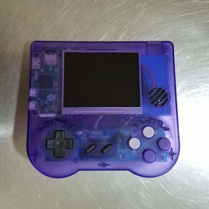 *LIMITED EDITION* Purple 8BCraft Raspiboy - Raspberry Pi zero gameboy 32GB