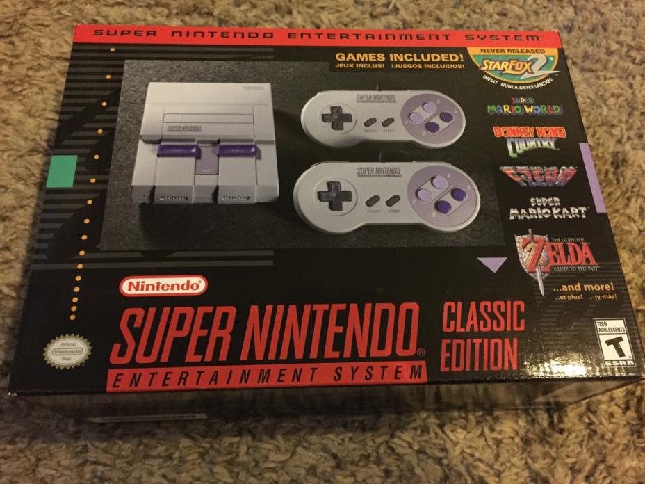 Super Nintendo Entertainment System SNES Classic Edition - Unopened!