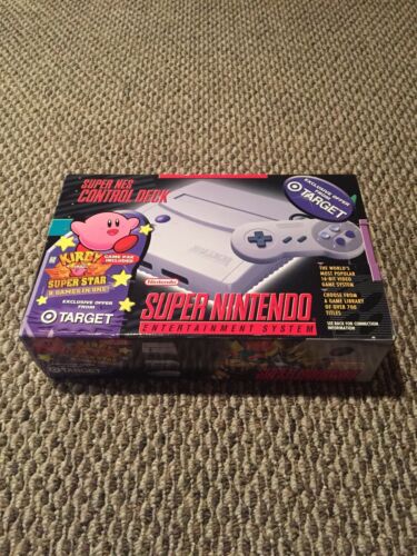 Target Exclusive Kirby Super Star SNES Super Nintendo System New Gorgeous!!