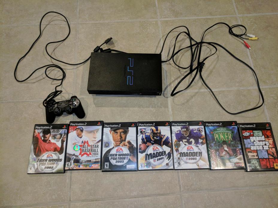 Sony Playstation 2 Bundle Tested Works PS2