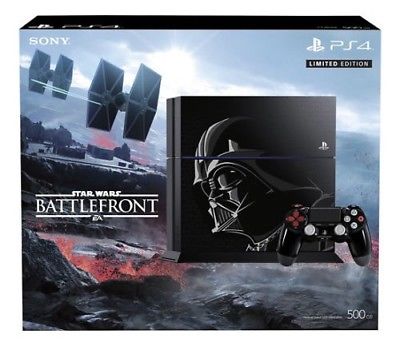 NEW Sony PlayStation PS4 500GB Star Wars Battlefront Duluxe Edition Bundle