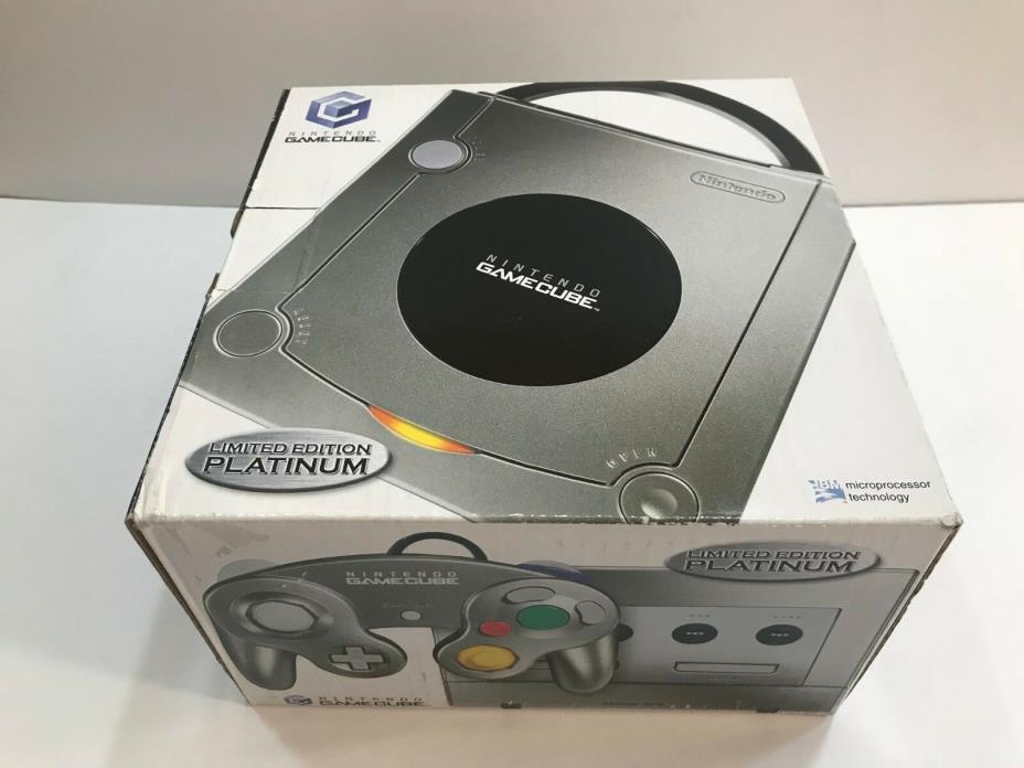 RARE - Nintendo GameCube Limited Edition Platinum Console (NTSC) - New & Sealed!