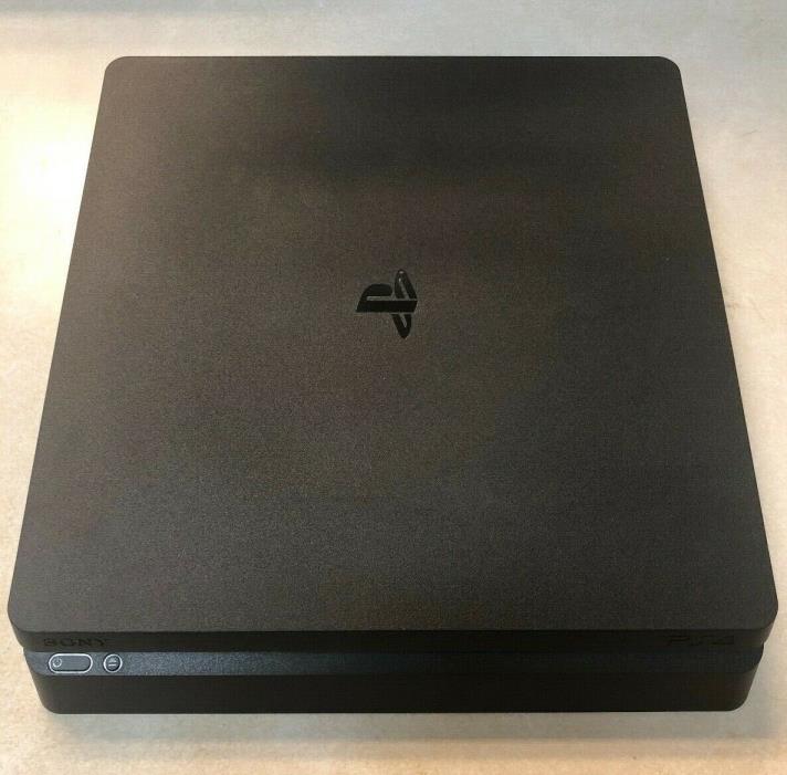 USED 10/10 Sony PlayStation 4 Slim 1TB Black Home Console 