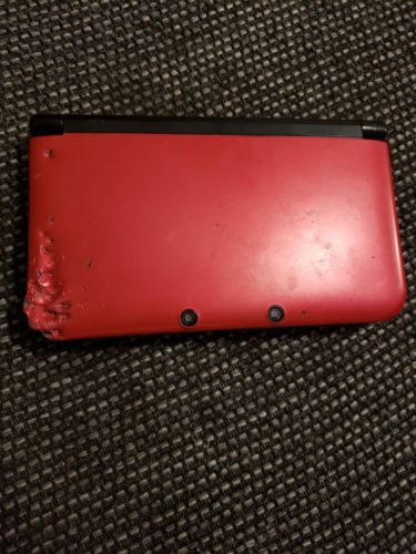 Nintendo New 3DS XL Launch Edition Red Handheld System
