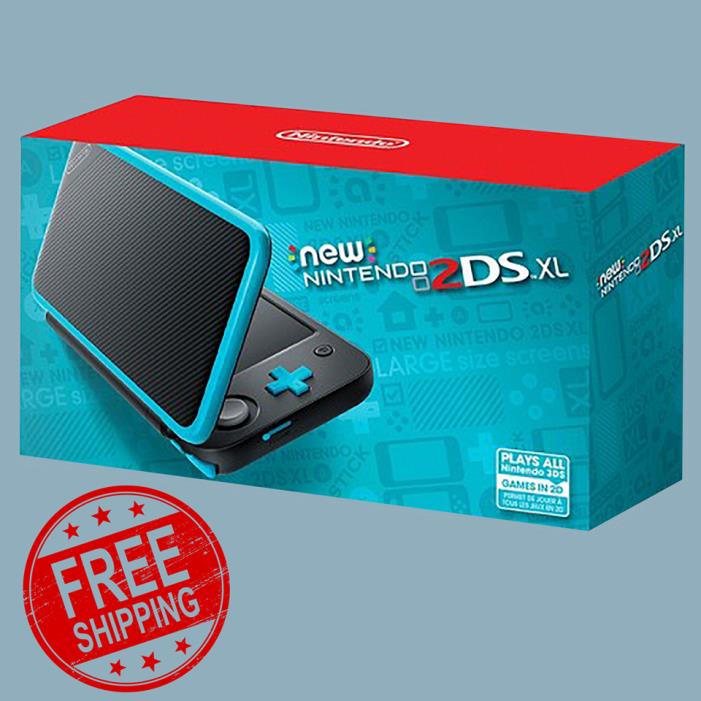 Nintendo New 2DS XL - Black/Turquoise **NEW IN BOX**