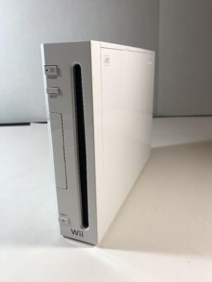 Nintendo Wii White System Console Only RVL-001 For Parts or Not Working #3