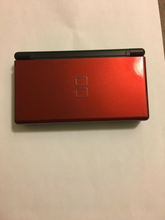 Nintendo DS Lite Console Red/Black - Works with Cracked Hinge (Console Only)