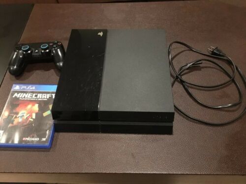 Sony PlayStation 4 (PS4) - 500 GB Black Console(Red Dead Redemption 2,Minecraft)