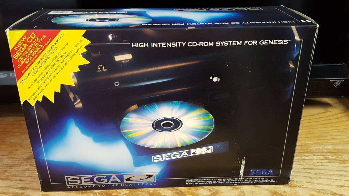 Sega CD Model 1 Console Complete in Box Excellent Rare Tested