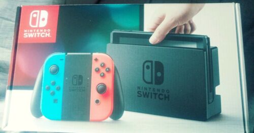 Nintendo Switch Red/Blue Console BRAND NEW *Unpatched* XAW1006348XXXXX