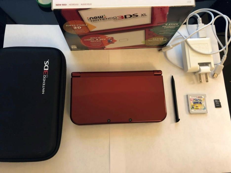 Nintendo 3DS XL System -New Model - Red