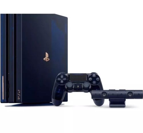 PlayStation 4 PS4 Pro Translucent 2TB 500 Million Limited Edition Console N Hand
