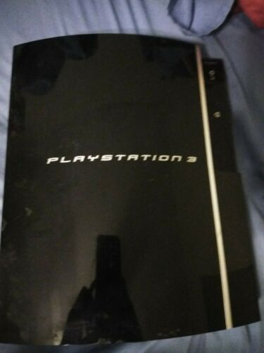 Sony PlayStation 3  80GB Piano Black Console Only (CECH-L01) Pwr Cord Included